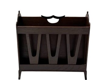 Willem Penaat Art Deco Amsterdam School Magazine Rack for Metz & Co., 1920s